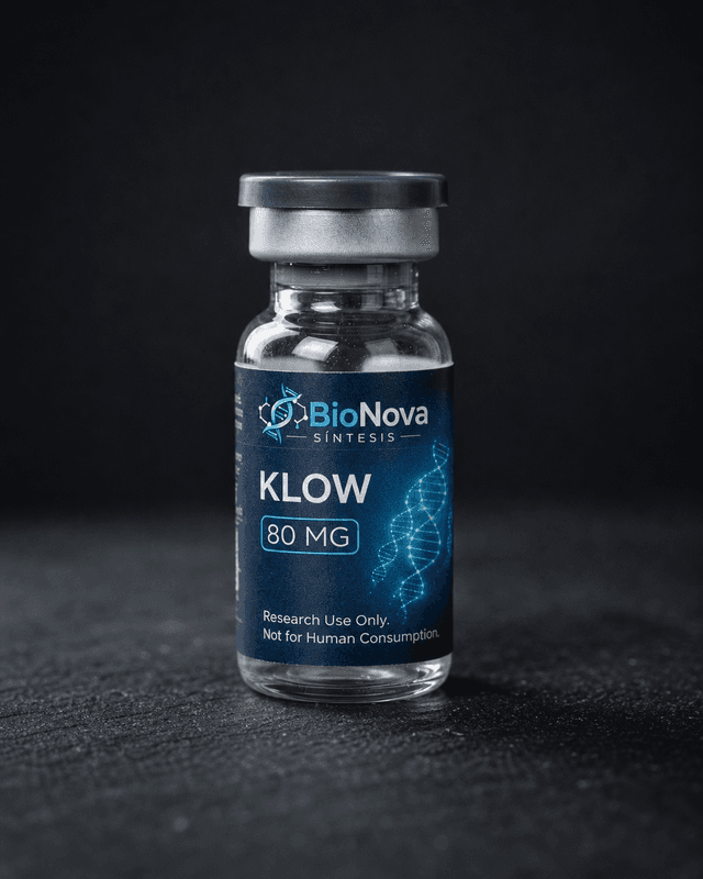 Vial BioNova KLOW 80 mg para uso exclusivo de investigacion